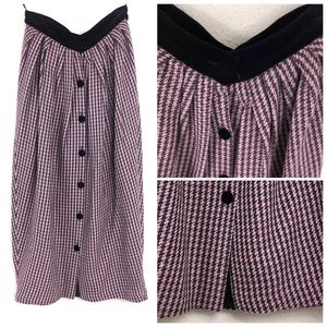 Vintage | RARE Tulip Sweetheart Button Front Skirt